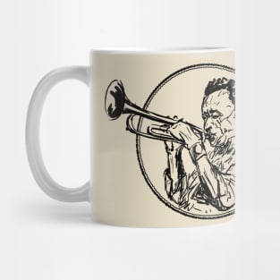 Jazz Trumpet Player Sketch Mug